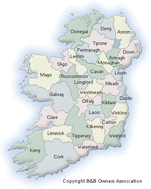 Map of Ireland